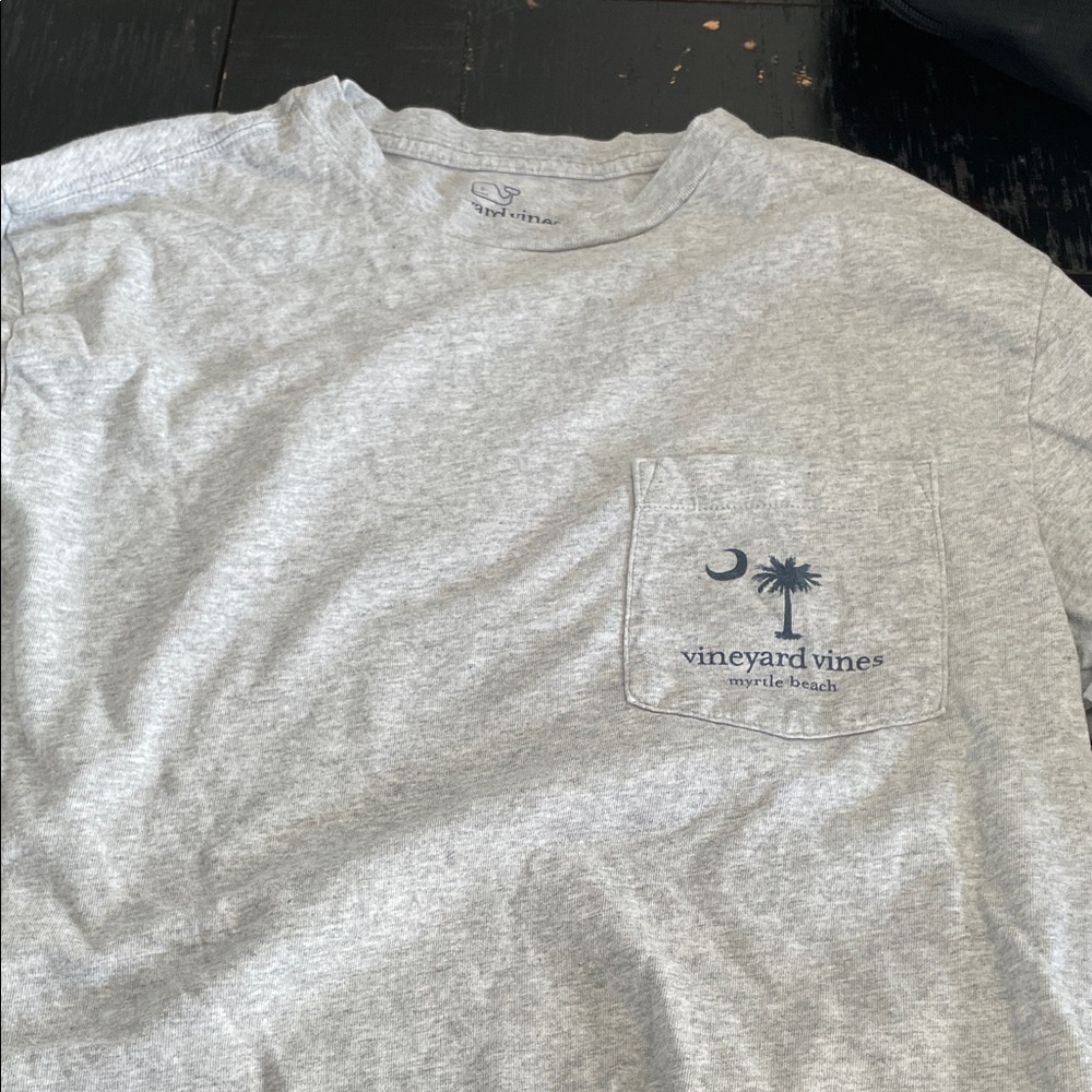 Vineyard Vines Myrtle beach Heather Gray long sleeve